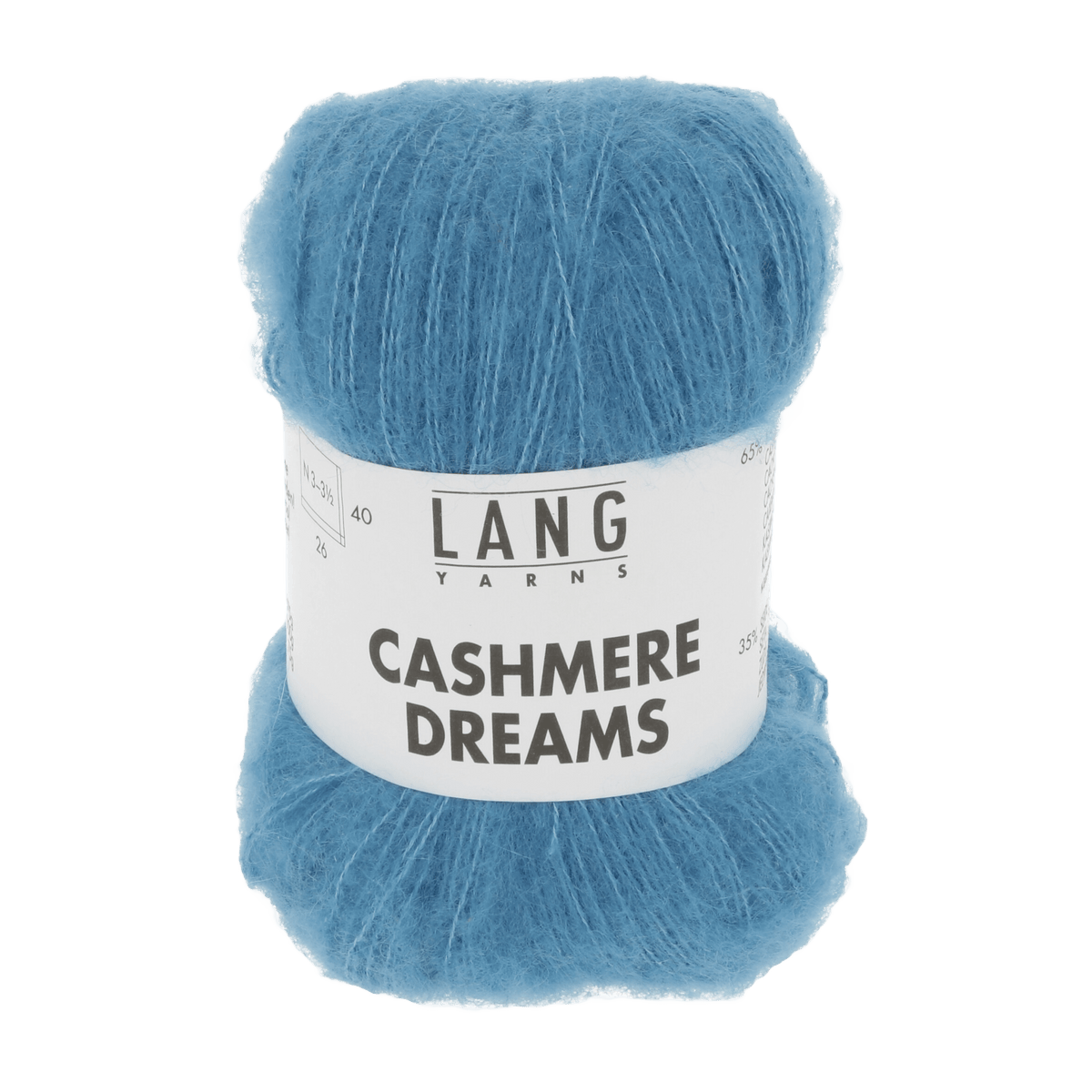 Lang Yarns Knitting Pattern ca 15 x 24 cm - 1 balls / azure 1085.0121 UTE Wrist warmers Pattern Bundle in Cashmere Dreams by LANGYARNS | Punto 60-012