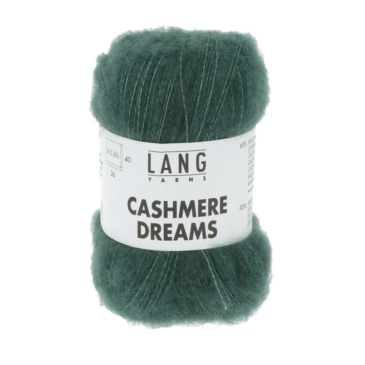 Lang Yarns Knitting Pattern ca 15 x 24 cm - 1 balls / bottle green 1085.0118 UTE Wrist warmers Pattern Bundle in Cashmere Dreams by LANGYARNS | Punto 60-012