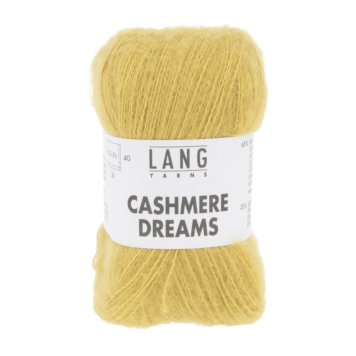 Lang Yarns Knitting Pattern ca 15 x 24 cm - 1 balls / gold 1085.0050 UTE Wrist warmers Pattern Bundle in Cashmere Dreams by LANGYARNS | Punto 60-012