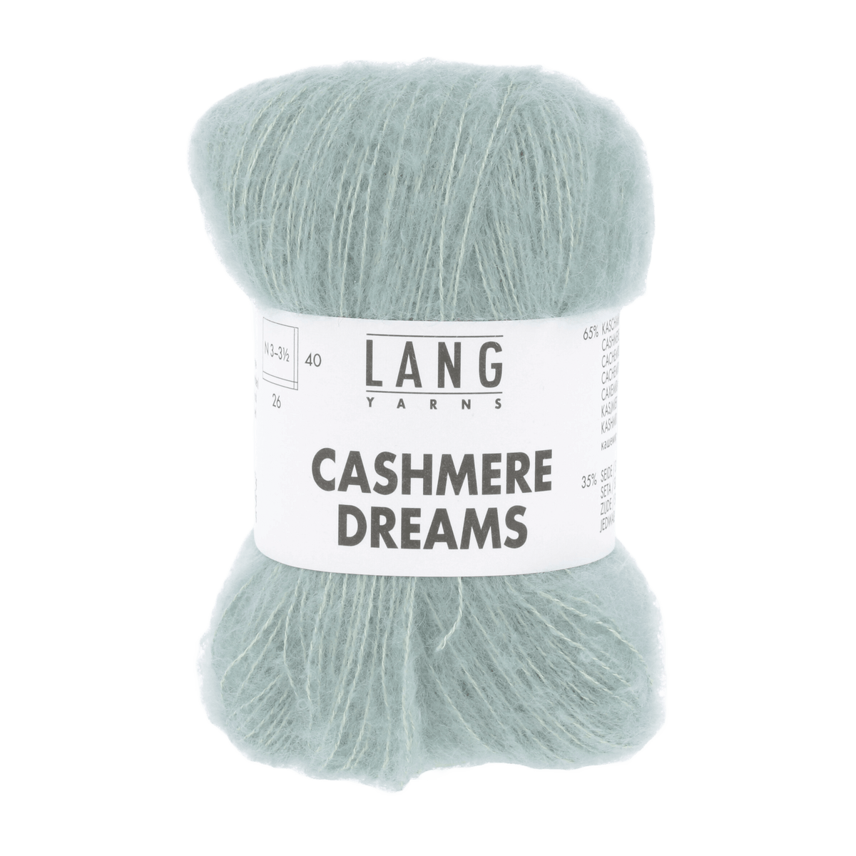 Lang Yarns Knitting Pattern ca 15 x 24 cm - 1 balls / pastel green 1085.0091 UTE Wrist warmers Pattern Bundle in Cashmere Dreams by LANGYARNS | Punto 60-012