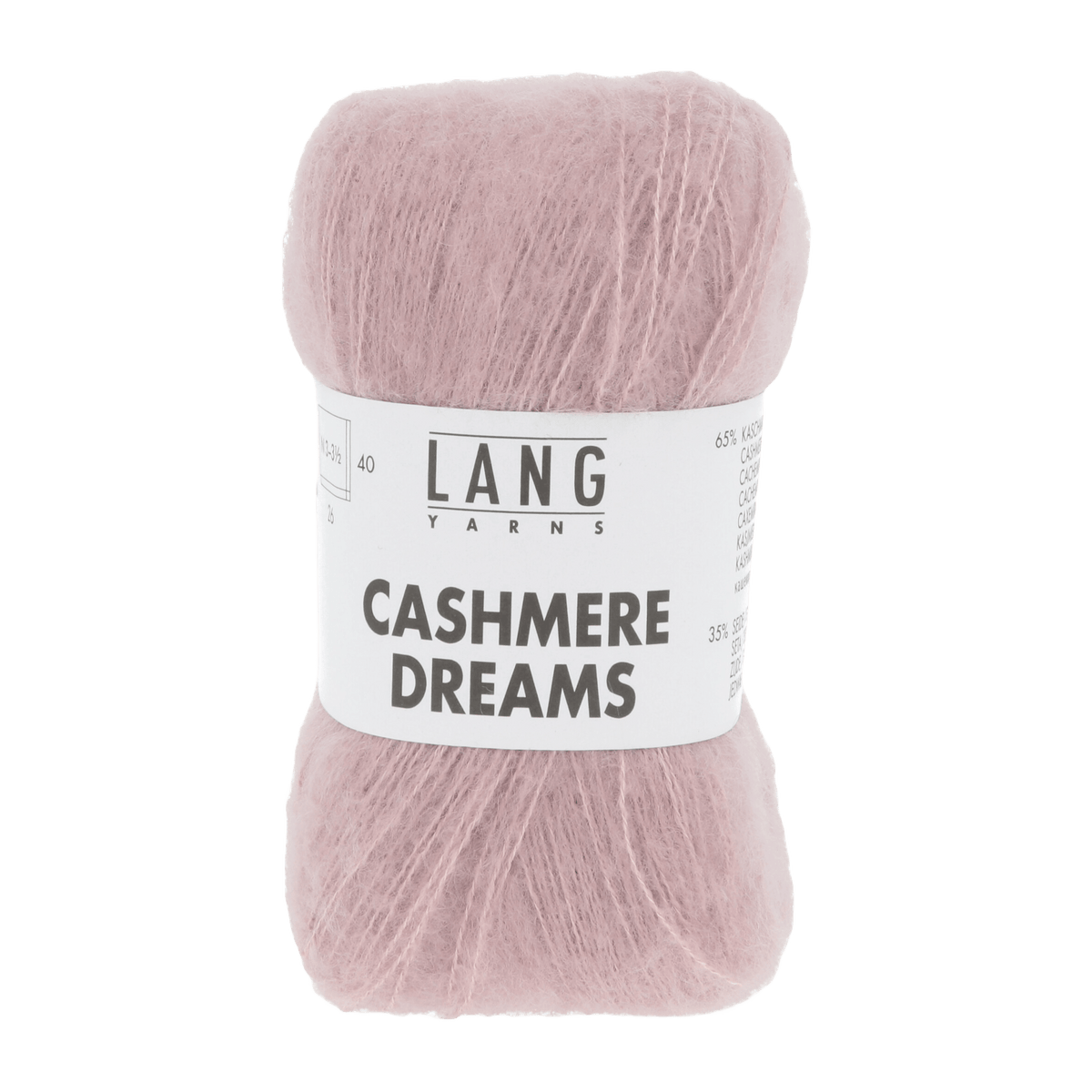 Lang Yarns Knitting Pattern ca 15 x 24 cm - 1 balls / rose quartz 1085.0109 UTE Wrist warmers Pattern Bundle in Cashmere Dreams by LANGYARNS | Punto 60-012