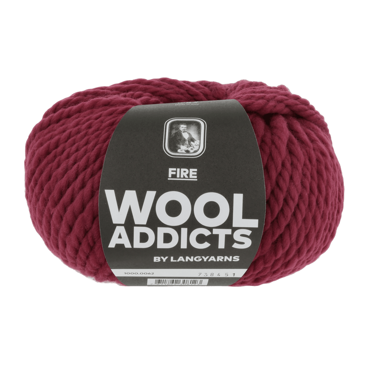 Lang Yarns Knitting Pattern ca 20 x 180 cm - 4 balls / WINE 1000.0062 CELESTIAL Hooded scarf Pattern Bundle in Fire by LANGYARNS | WOOLADDICTS #15-003