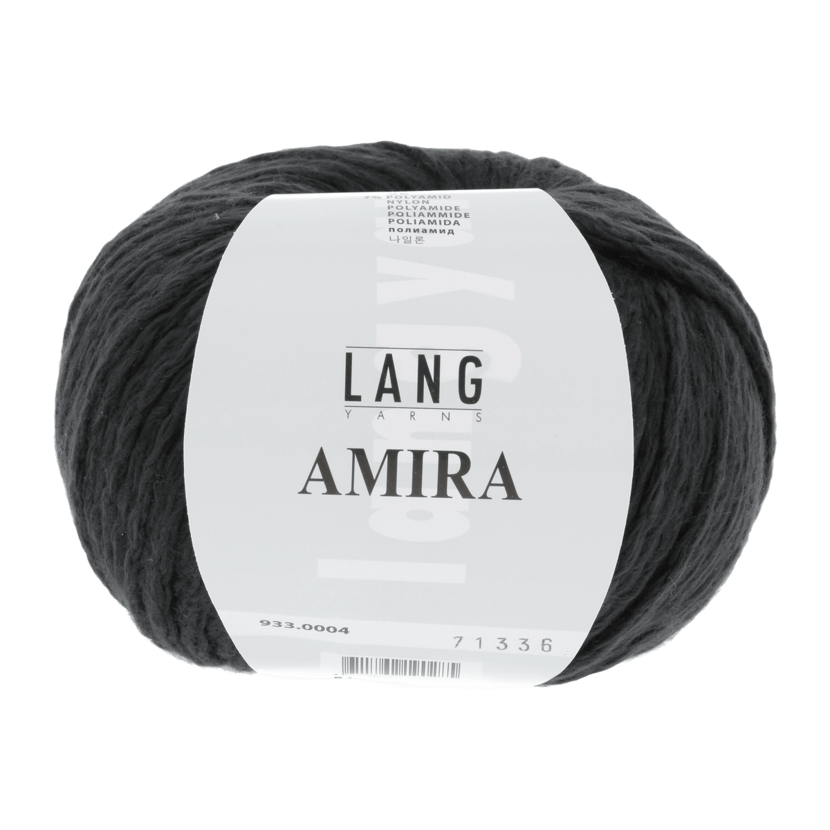 Lang Yarns Knitting Pattern ca 22 x 160 cm - 5 balls / black 933.0004 RHEA Crochet scarf Pattern Bundle in Amira by LANGYARNS | Fatto a Mano 284-049