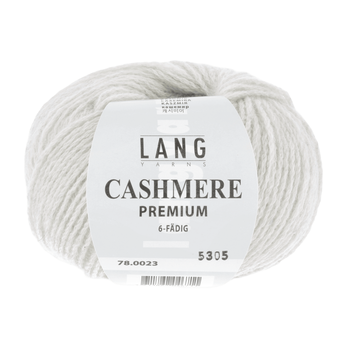 Lang Yarns Knitting Pattern ca 22 x 160 cm - 8 balls / light grey mélange 78.0023 POLINA Scarf Pattern Bundle in CASHMERE PREMIUM by LANGYARNS | Punto 78-016