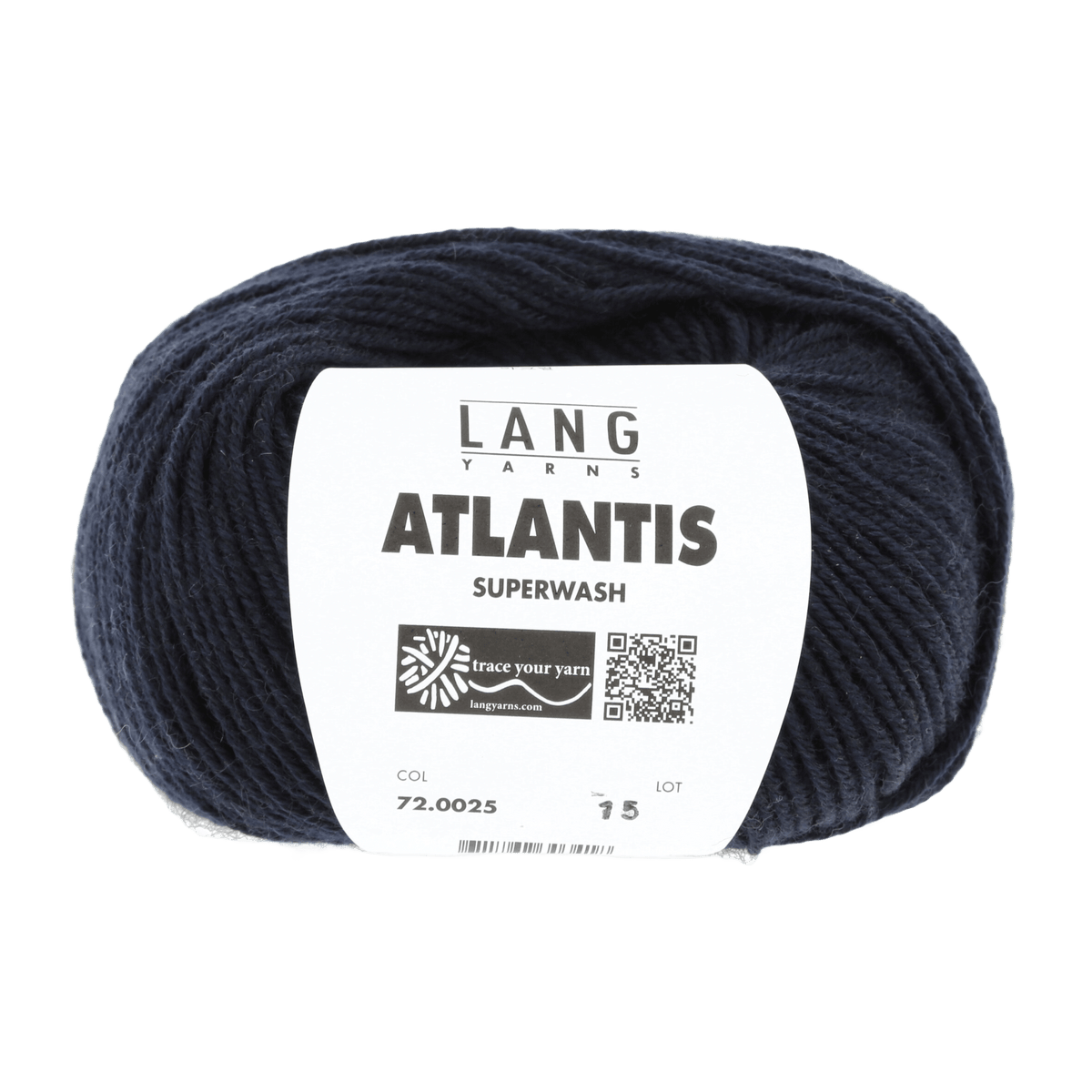 Lang Yarns Knitting Pattern ca 25 x 160 cm - 5 balls / navy 72.0025 Scarf Pattern Bundle in ATLANTIS by LANGYARNS | Punto 41-016