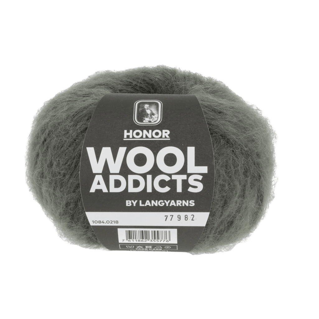 Lang Yarns Knitting Pattern ca 26 x 180 cm - 6 balls / PINE 1084.0218 ECHOES OF THE SEA Scarf Pattern Bundle in Honor by LANGYARNS | WOOLADDICTS #15-027