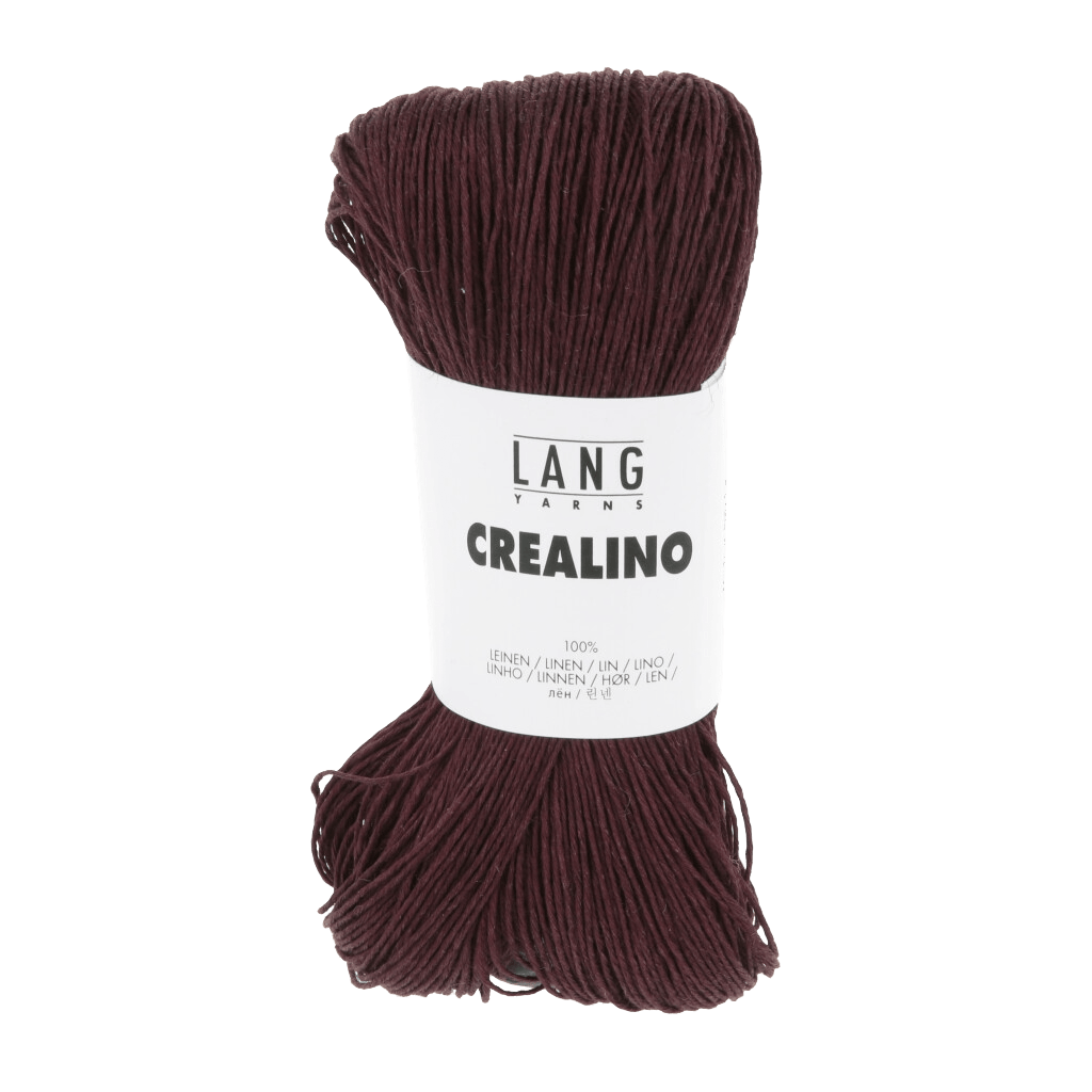 Lang Yarns Knitting Pattern ca 27 x 40 cm - 13 balls / burgundy 1089.0162 VIVI Bag Pattern Bundle in Crealino by LANGYARNS | Fatto a Mano 284-046