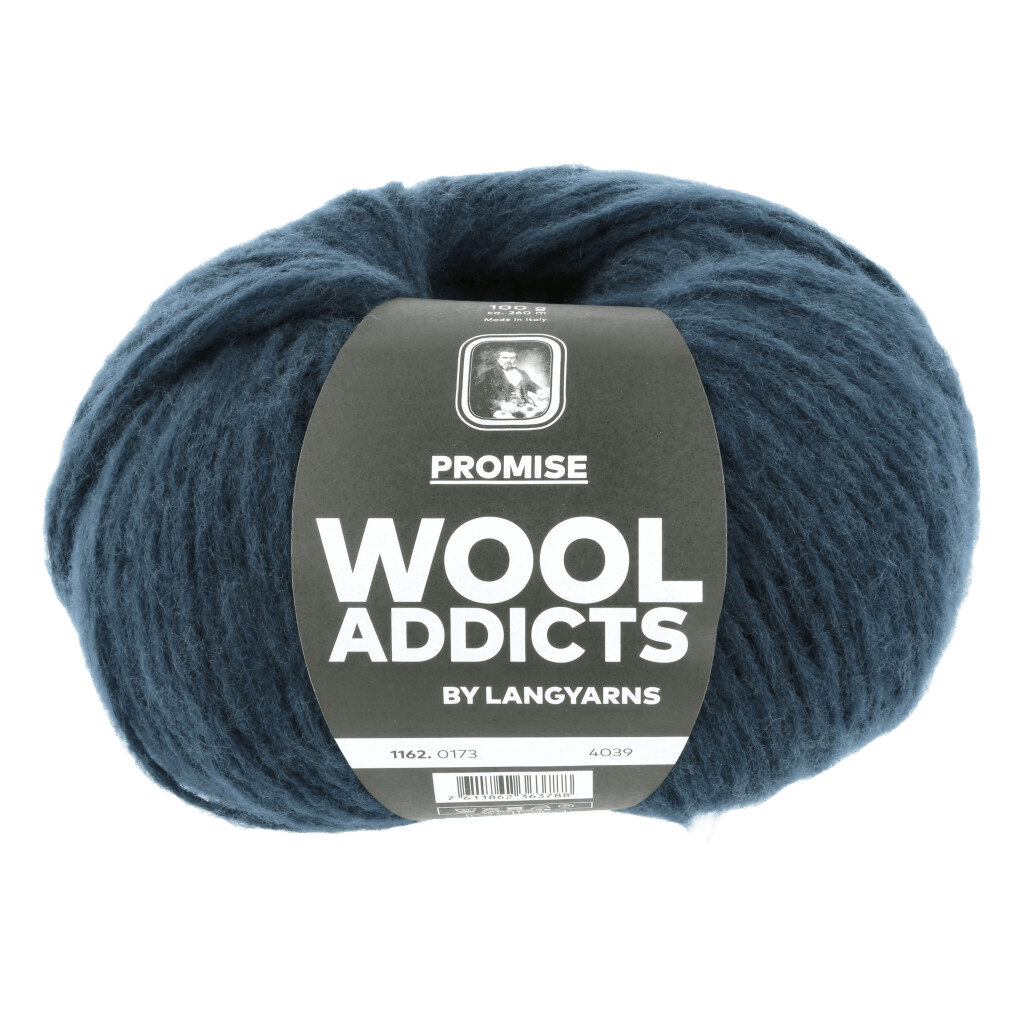Lang Yarns Knitting Pattern ca 30 x 180 cm - 2 balls / DAWN 1162.0173 WAVE-BORN Crochet Scarf Pattern Bundle in Promise by LANGYARNS | WOOLADDICTS #15-020