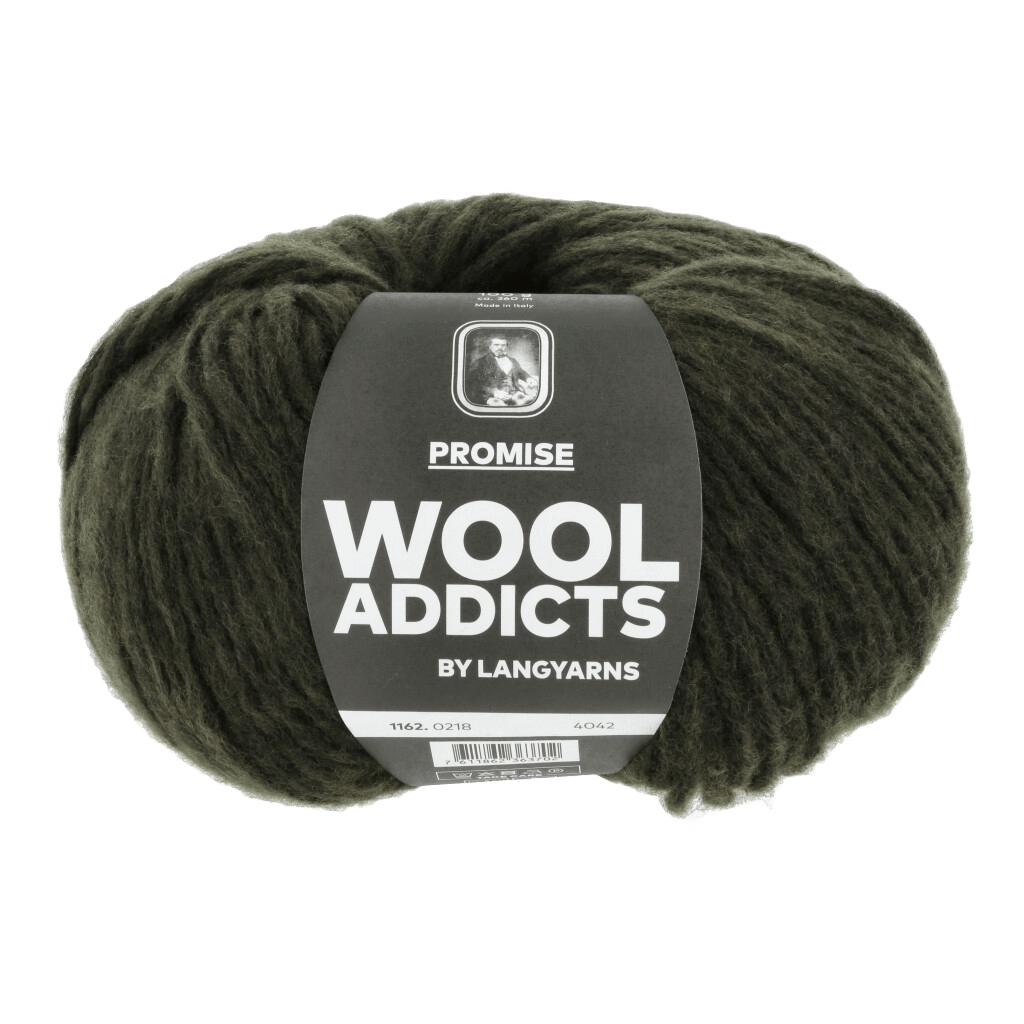 Lang Yarns Knitting Pattern ca 30 x 180 cm - 2 balls / PINE 1162.0218 WAVE-BORN Crochet Scarf Pattern Bundle in Promise by LANGYARNS | WOOLADDICTS #15-020