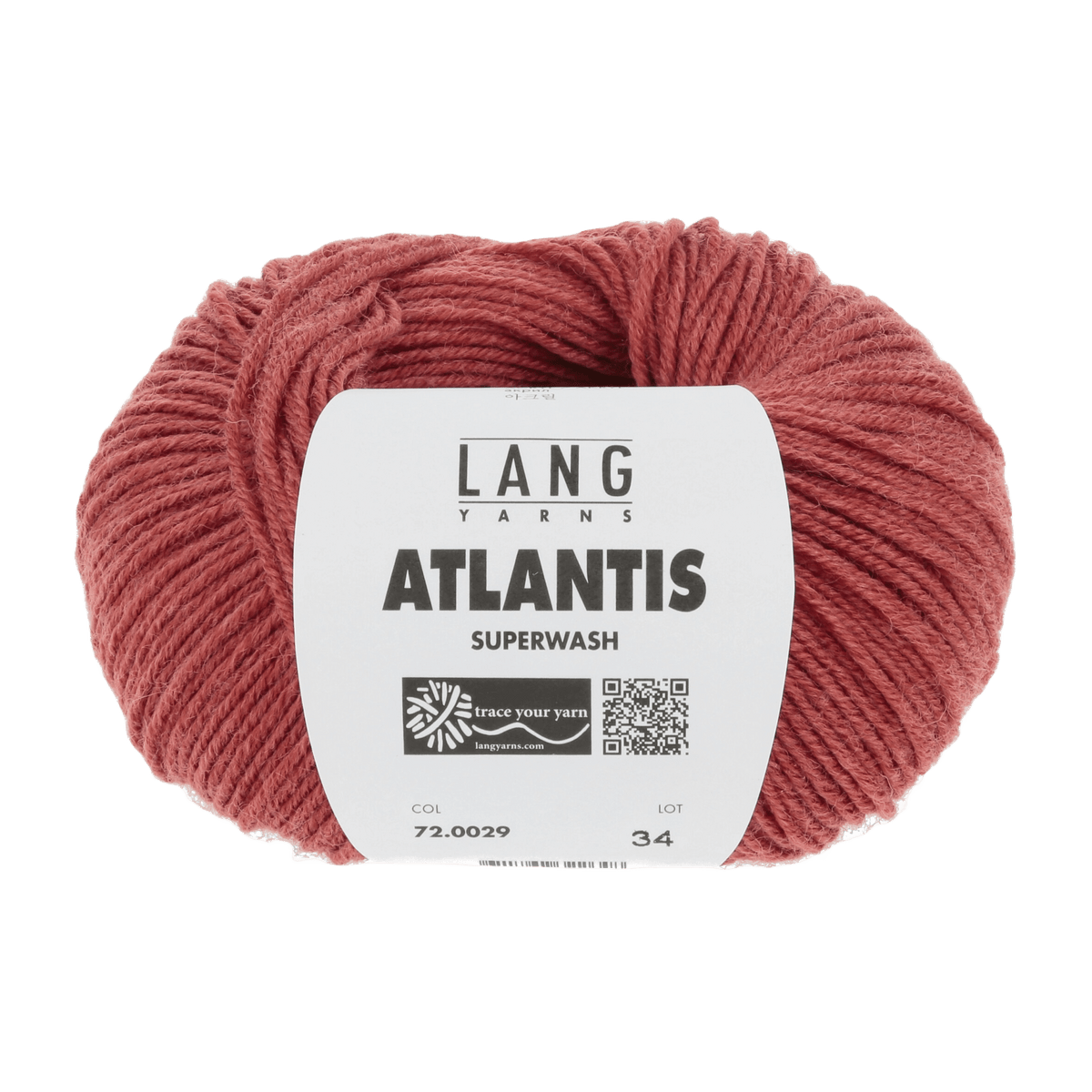 Lang Yarns Knitting Pattern ca 33 x 70 cm - 3 balls / melon 72.0029 Cowl Pattern Bundle in ATLANTIS by LANGYARNS | Punto 41-013