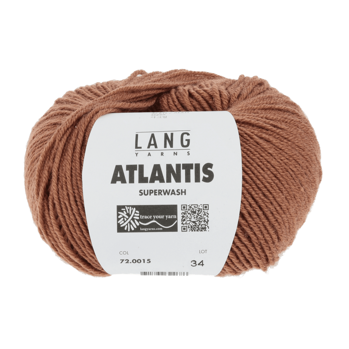 Lang Yarns Knitting Pattern ca 33 x 70 cm - 3 balls / nougat 72.0015 Cowl Pattern Bundle in ATLANTIS by LANGYARNS | Punto 41-013