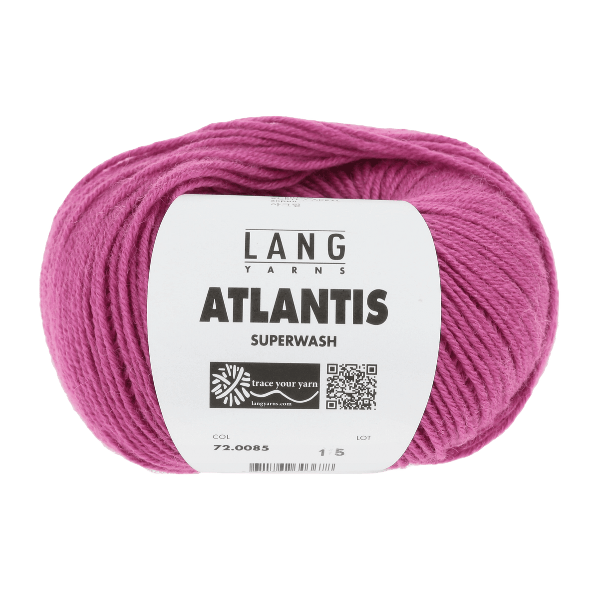 Lang Yarns Knitting Pattern ca 33 x 70 cm - 3 balls / pink 72.0085 Cowl Pattern Bundle in ATLANTIS by LANGYARNS | Punto 41-013
