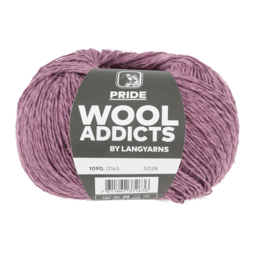 Lang Yarns Knitting Pattern ca 34 x 18 cm - 1 balls / BOUGAINVILLEA 1090.0145 GOOD VIBES Bandana Pattern Bundle in PRIDE by LANGYARNS | WOOLADDICTS #10-014