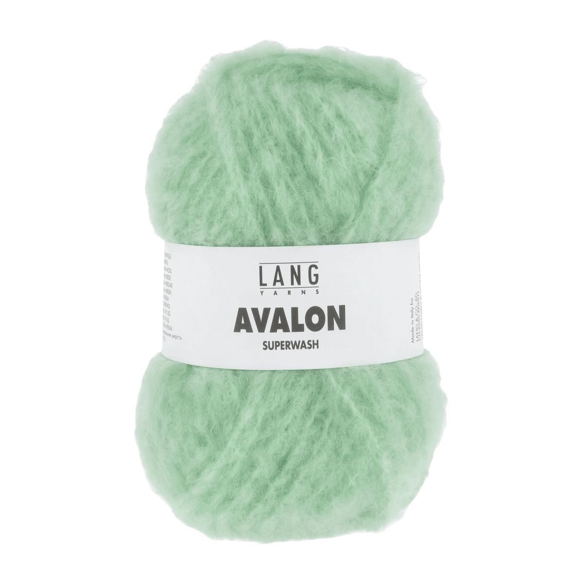 Lang Yarns Knitting Pattern ca 35 x 180 cm - 5 balls / sea foam 1171.0072 AMY Unisex scarf Pattern Bundle in Avalon by LANGYARNS | Fatto a Mano 286-043