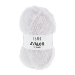 Lang Yarns Knitting Pattern ca 35 x 180 cm - 5 balls / white 1171.0001 AMY Unisex scarf Pattern Bundle in Avalon by LANGYARNS | Fatto a Mano 286-043