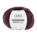 Lang Yarns Knitting Pattern ca 41 x 118 cm - 14 balls / bordeaux chante claire 78.0464 GABRIEL Hooded scarf Pattern Bundle in Cashmere Premium by LANGYARNS | Fatto a Mano 286-079