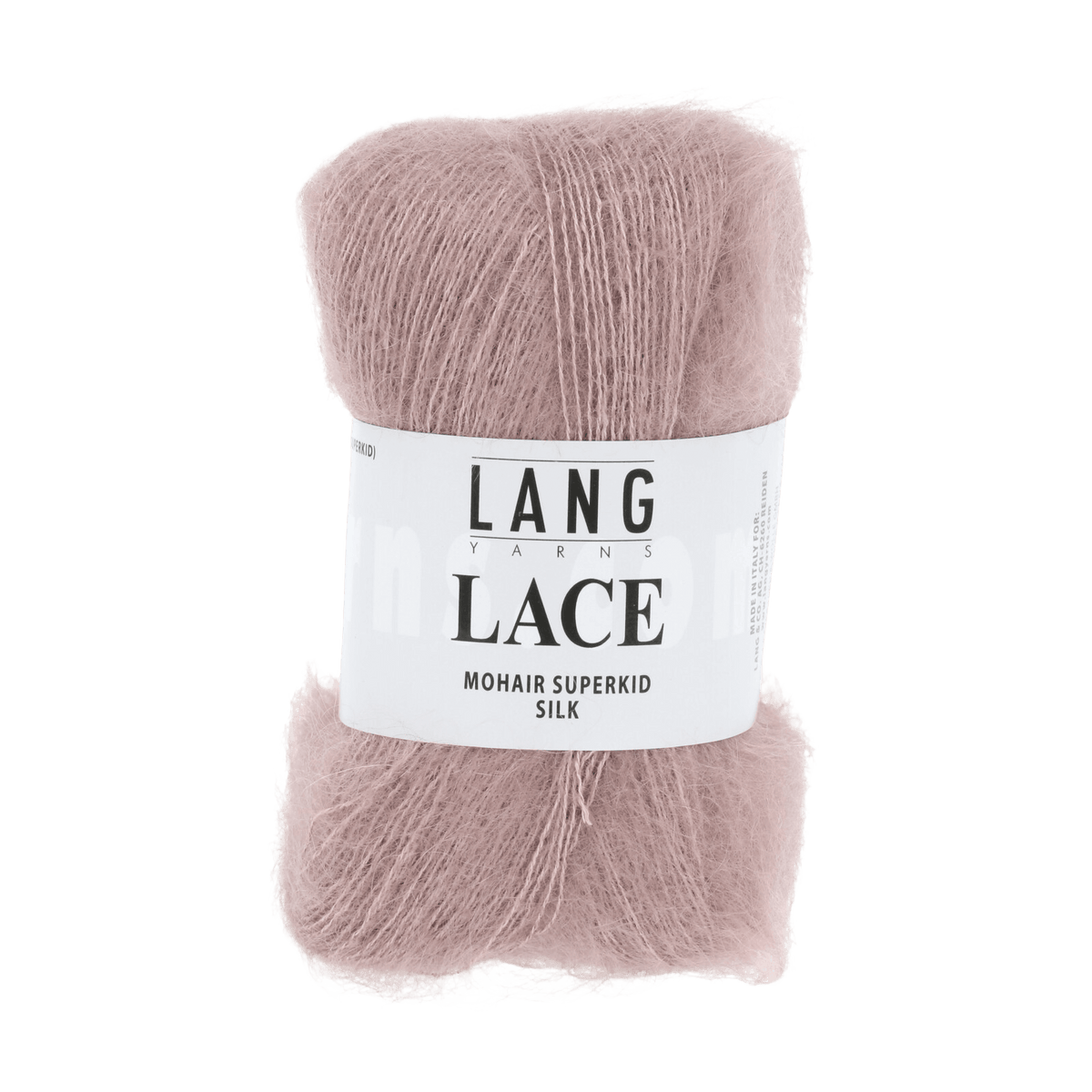 Lang Yarns Knitting Pattern ca 45 x 195 cm - 4 balls / dusky pink 992.0048 AVA Shawl Pattern Bundle in Lace by LANGYARNS | Fatto a Mano 286-001