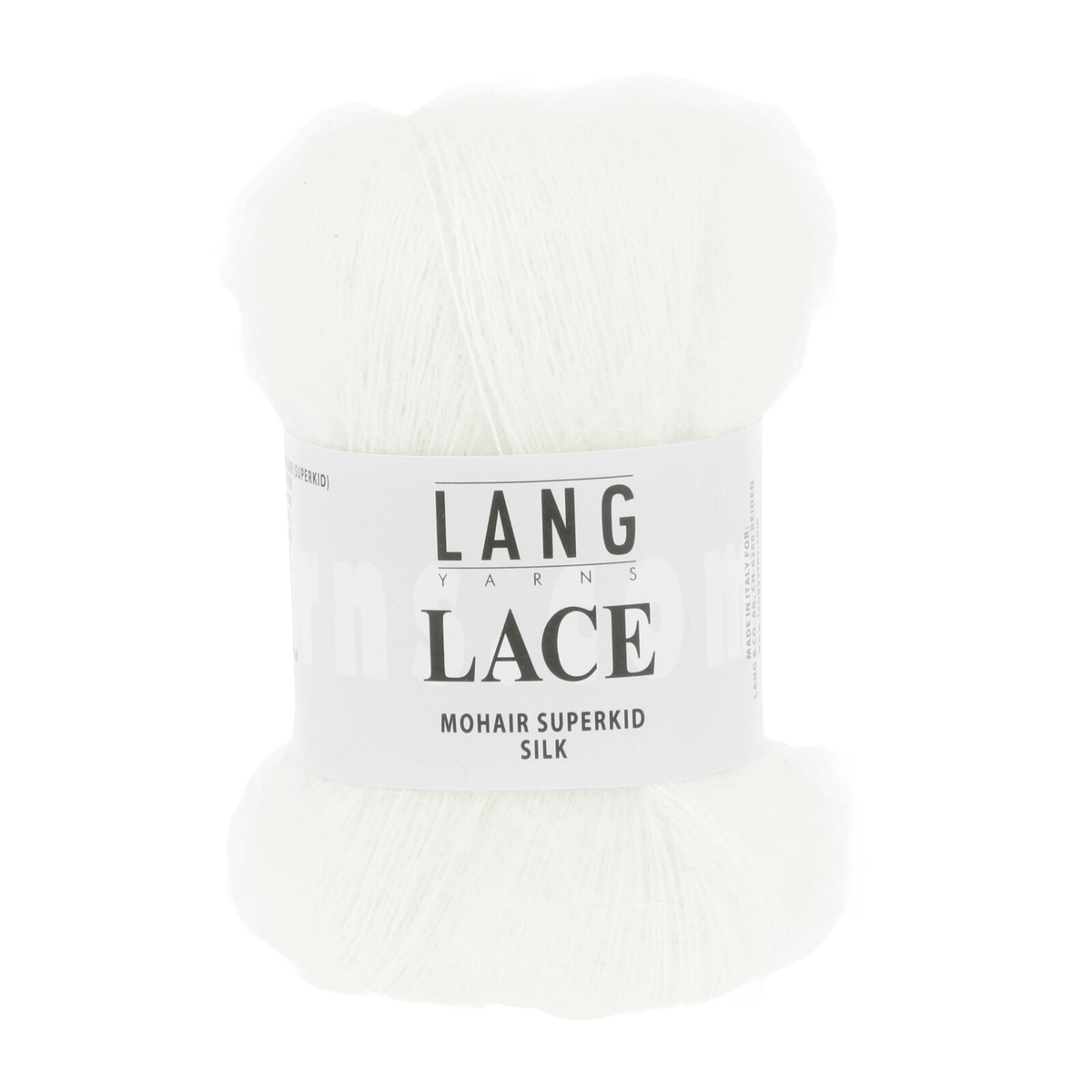 Lang Yarns Knitting Pattern ca 45 x 195 cm - 4 balls / white 992.0001 AVA Shawl Pattern Bundle in Lace by LANGYARNS | Fatto a Mano 286-001