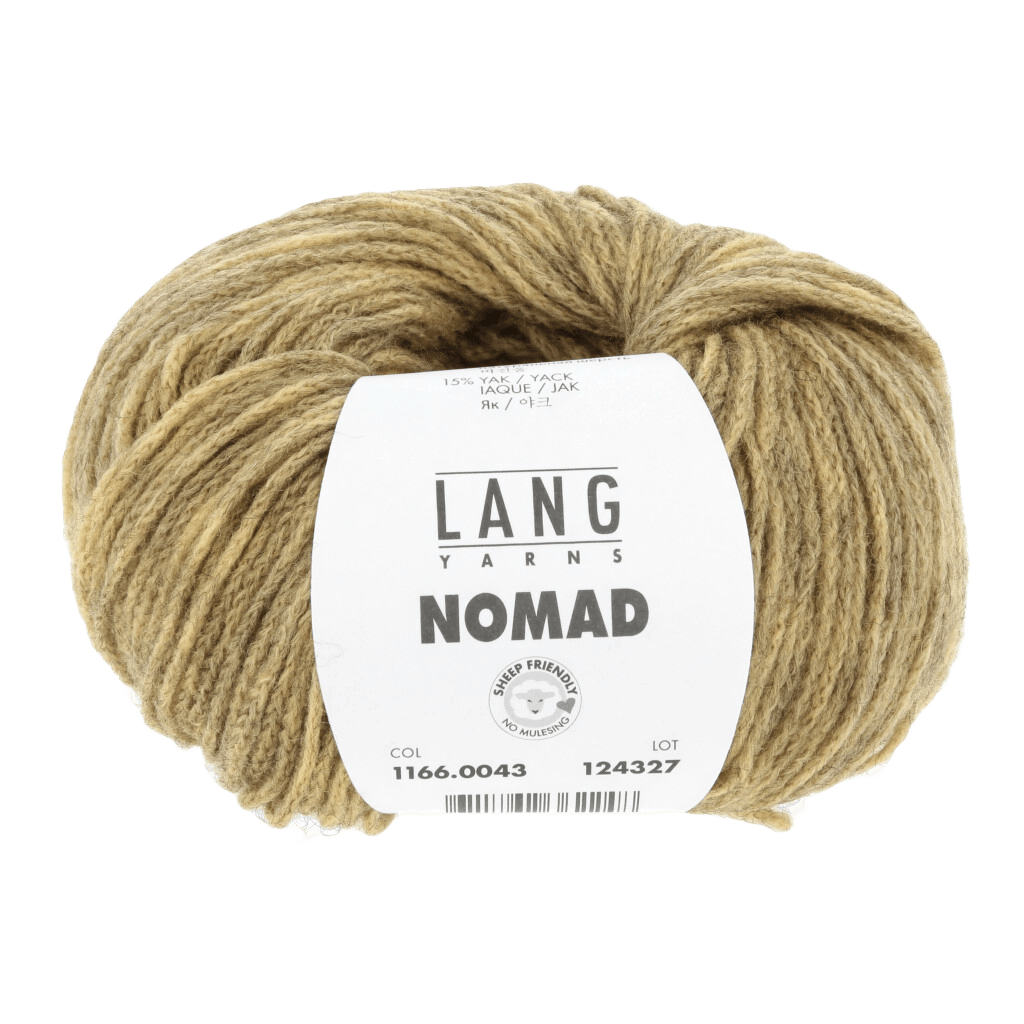 Lang Yarns Knitting Pattern ca 67 x 180 cm - 15 balls / corn 1166.0043 GILLIAN Shawl Pattern Bundle in Nomad by LANGYARNS | Fatto a Mano 286-003