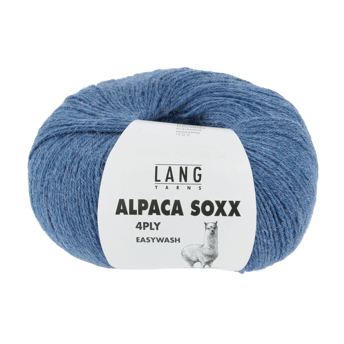 Lang Yarns Knitting Pattern ca 67 x 183 cm - 3 balls / light blue mélange 1062.0020 CADENCE Triangular shawl Pattern Bundle in Alpaca Soxx 4ply by LANGYARNS | Punto 76-009