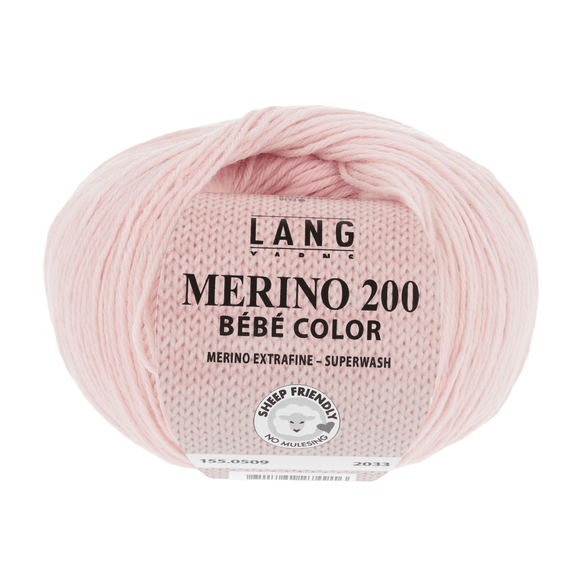 Lang Yarns Knitting Pattern ca 70 x 70 cm - 4 balls / rosé 155.0509 Baby blanket Pattern Bundle in MERINO 200 BEBE COLOR by LANGYARNS | Punto 54-005