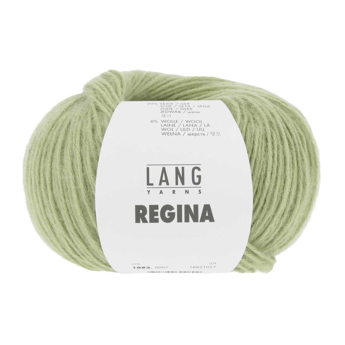 Lang Yarns Knitting Pattern ca 79 x 191 cm - 6 balls / olive 1093.0097 Ivy Triangular shawl Pattern Bundle in Regina by LANGYARNS | Fatto a Mano 288-044
