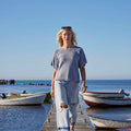 Lang Yarns Knitting Pattern CAIA T-Shirt Pattern Bundle in Cotton Tweed by LANGYARNS | Punto 90-001