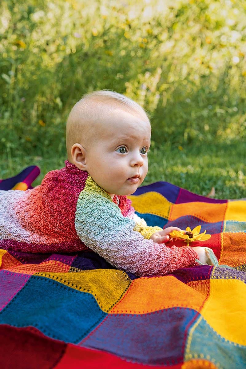 Lang Yarns Knitting Pattern Cardigan Pattern Bundle in BABY COTTON COLOUR by LANGYARNS | Punto 56-006