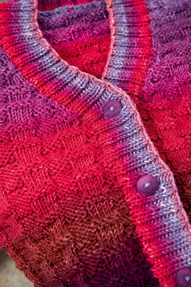 Lang Yarns Knitting Pattern Cardigan Pattern Bundle in Merino 120 Dégradé by LANGYARNS | Punto 53-007