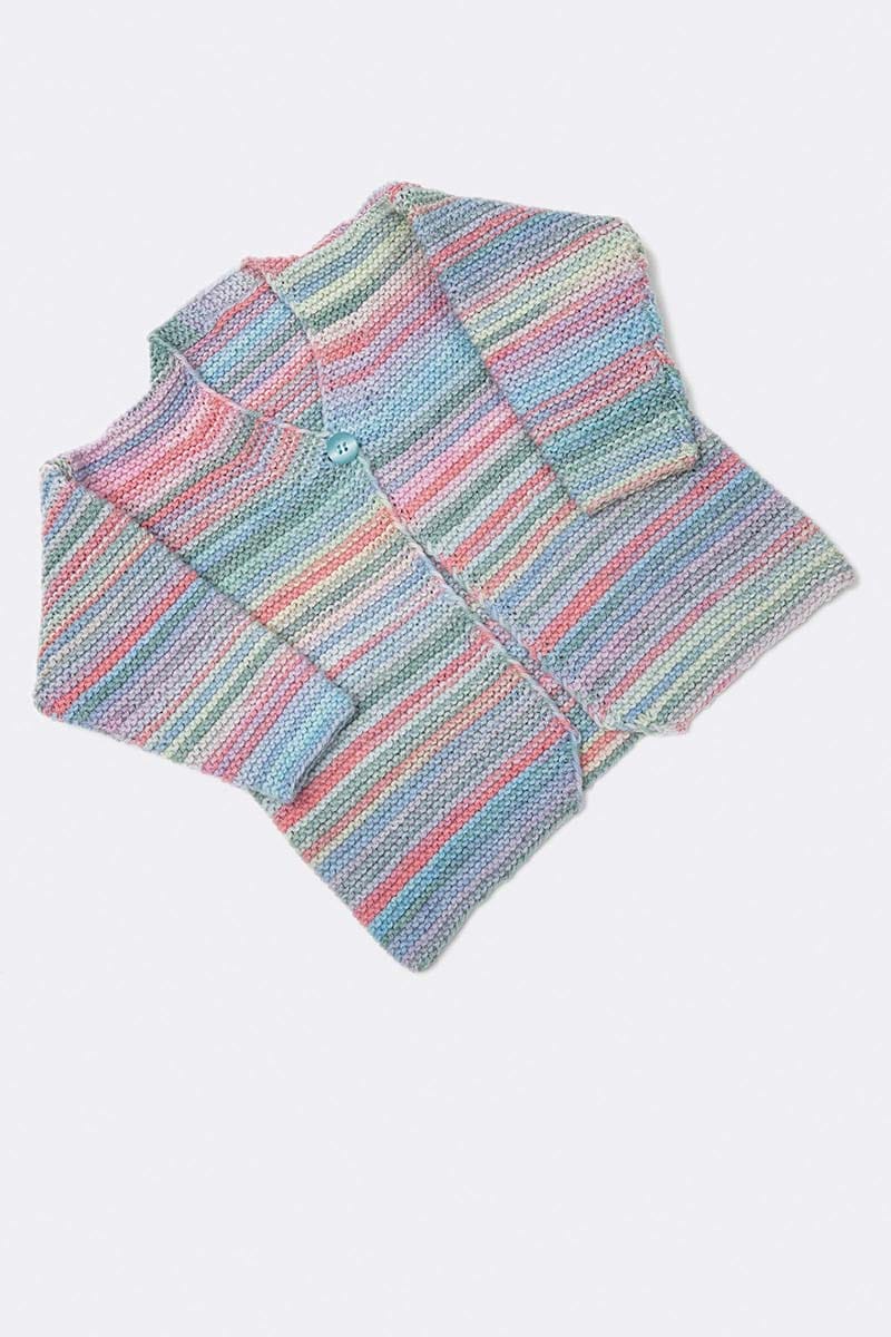 Lang Yarns Knitting Pattern Cardigan Pattern Bundle in MERINO 200 BEBE COLOR by LANGYARNS | Punto 54-010