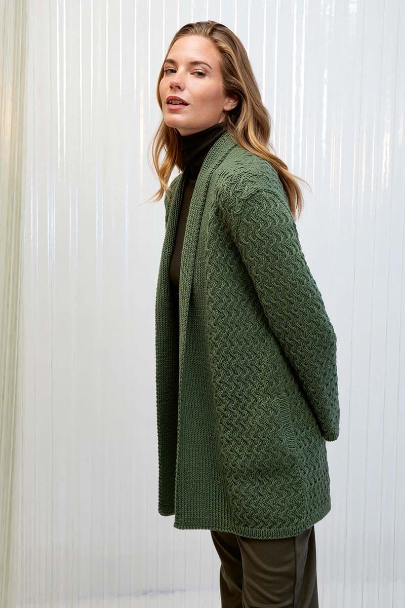 Lang Yarns Knitting Pattern Cardigan Pattern Bundle in Merinoplus by LANGYARNS | Punto 55-012