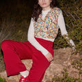 Lang Yarns Knitting Pattern CARLY Slipover Pattern Bundle in Mosaic by LANGYARNS | Punto 84-040