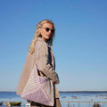 Lang Yarns Knitting Pattern CAROL Crochet bag Pattern Bundle in Cotton Tweed by LANGYARNS | Punto 90-002