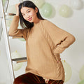 Lang Yarns Knitting Pattern CECILE Sweater Pattern Bundle in REGINA by LANGYARNS | Fatto a Mano 278-006
