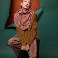 Lang Yarns Knitting Pattern CHERYL Triangular shawl Pattern Bundle in Aurora by LANGYARNS | Fatto a Mano 286-015