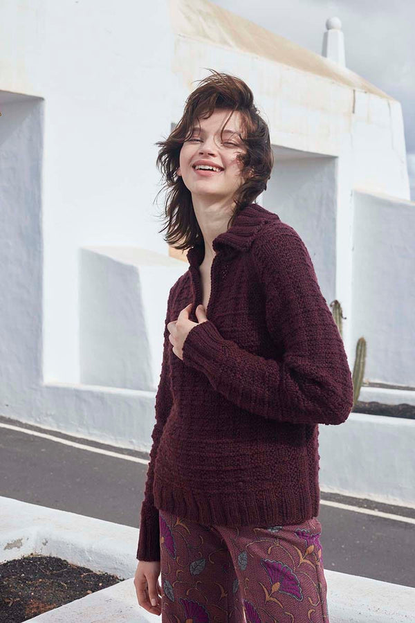 COMPLEX-FLAVOUR Sweater Pattern Kit in MEMORY by WOOLADDICTS | WOOLADDICTS #13-030