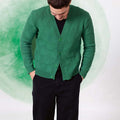 Lang Yarns Knitting Pattern COREY Cardigan Pattern Bundle in Merino 120 by LANGYARNS | Fatto a Mano 282-048