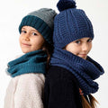 Lang Yarns Knitting Pattern Cowl Pattern Bundle in ATLANTIS by LANGYARNS | Punto 41-004