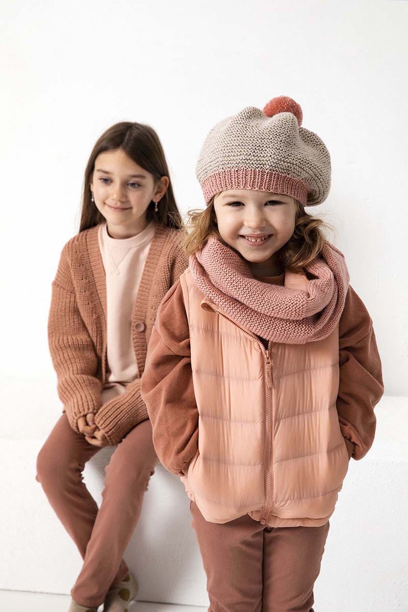 Lang Yarns Knitting Pattern Cowl Pattern Bundle in ATLANTIS by LANGYARNS | Punto 41-013