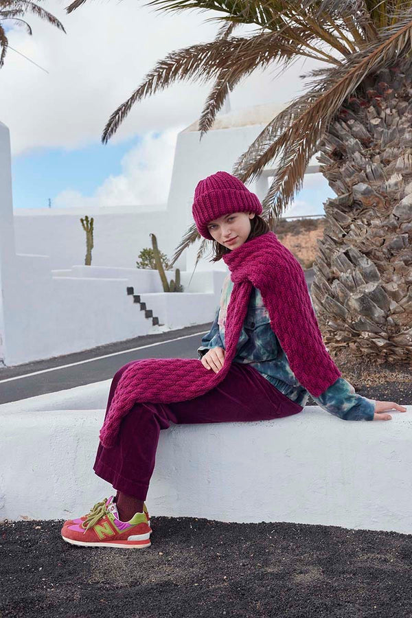 CRUSHED-VELVET Scarf Pattern Kit in GLORY by WOOLADDICTS | WOOLADDICTS #13-032