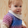 Lang Yarns Knitting Pattern DAGMAR Sweater Pattern Bundle in Merino 200 Bébé Colour by LANGYARNS | Punto 80-011