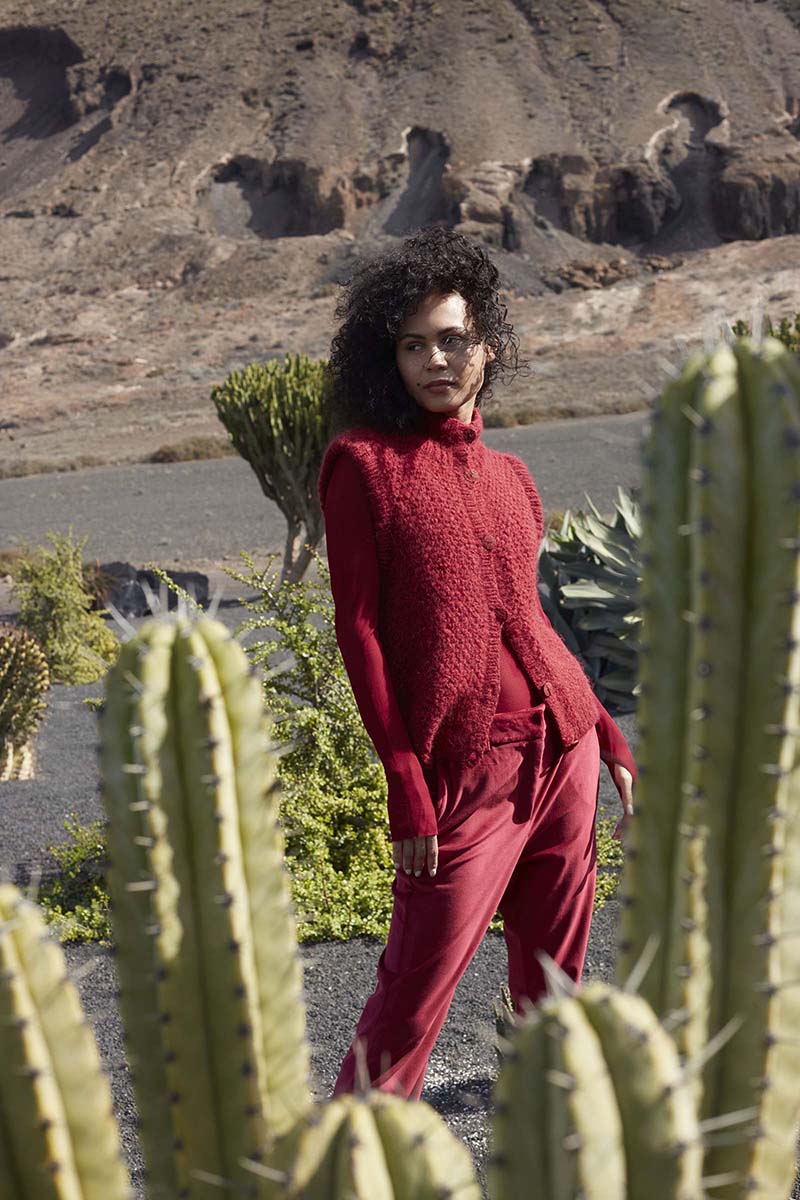 Lang Yarns Knitting Pattern DEEP SANCTUARY Gilet Pattern Bundle in Honor by LANGYARNS | WOOLADDICTS #13-024