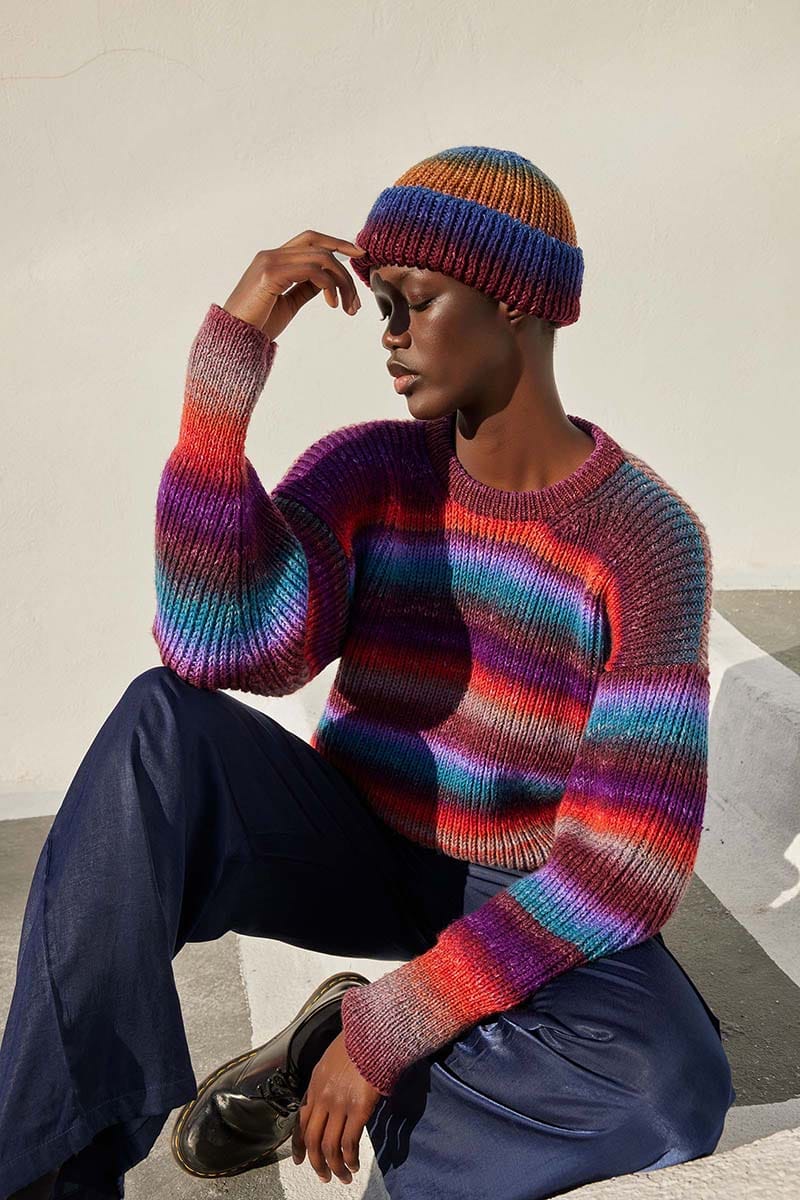 Lang Yarns Knitting Pattern DELIGHTFUL Hat Pattern Bundle in Move 6ply by LANGYARNS | Punto 86-005