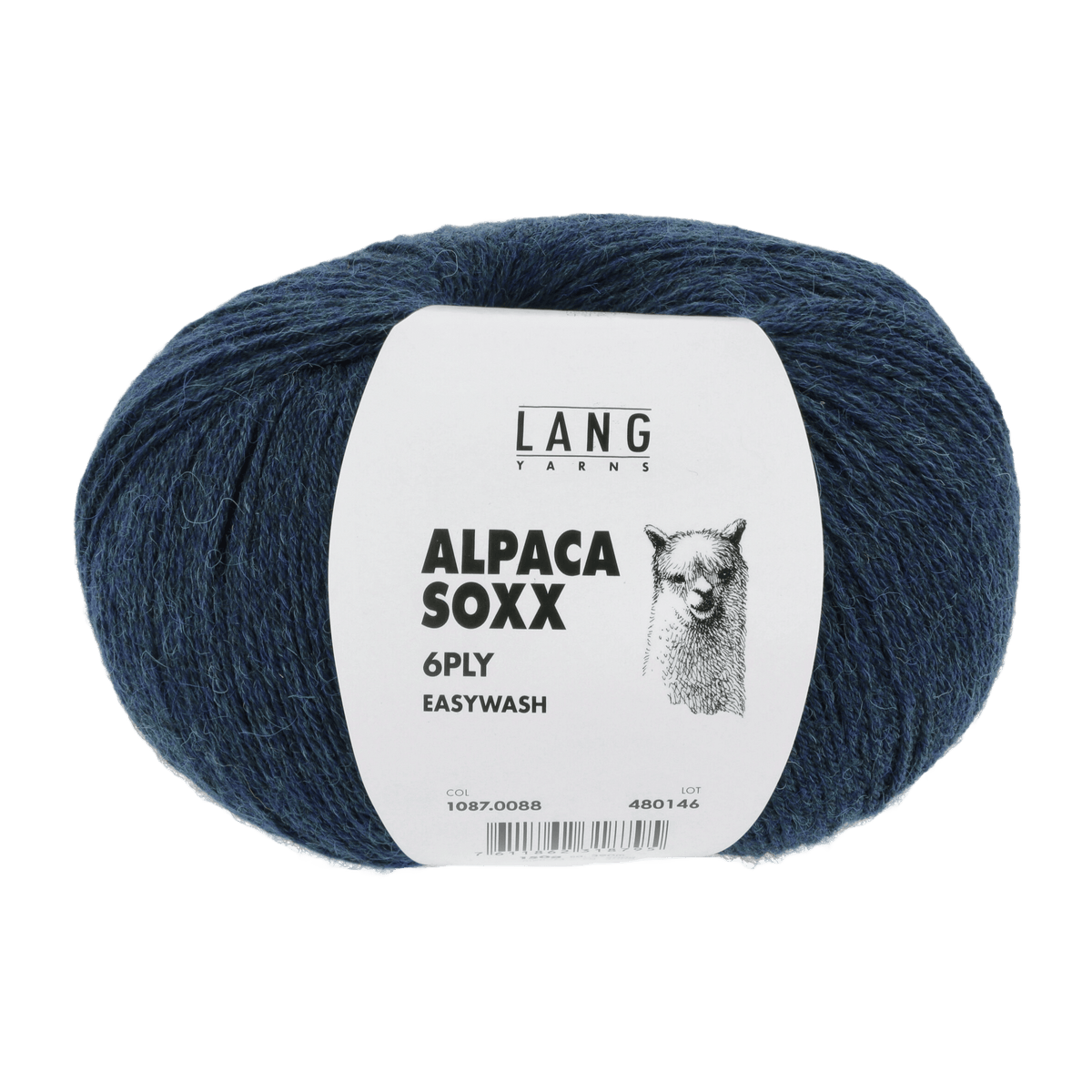 Lang Yarns Knitting Pattern DG - 1 balls / petrol mélange 1087.0088 PHOEBE Hat Pattern Bundle in Alpaca Soxx 6ply by LANGYARNS | Punto 76-004