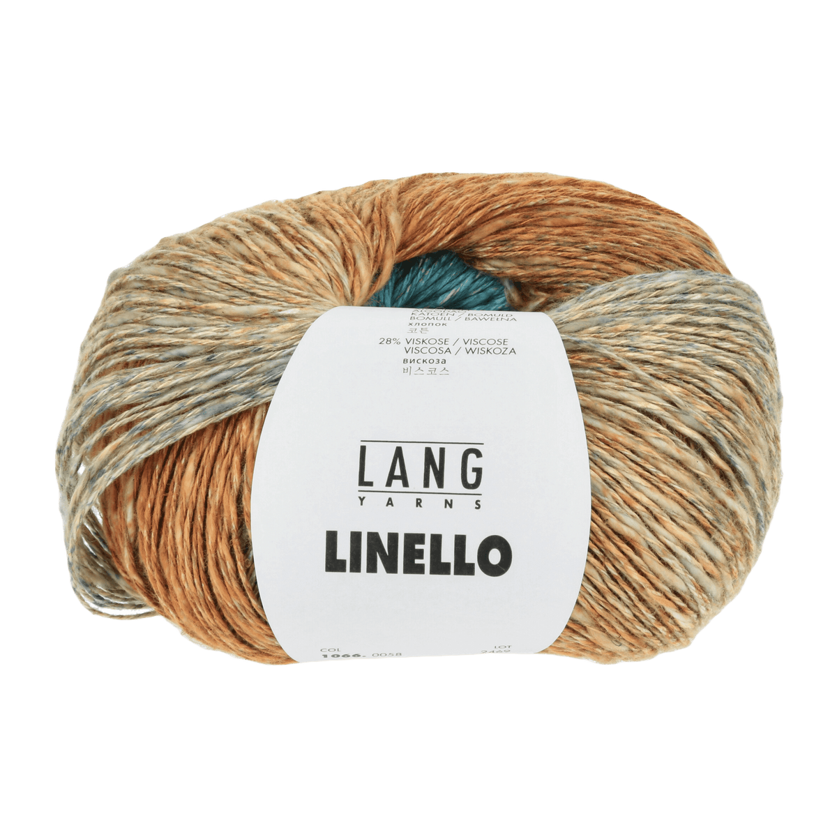 Lang Yarns Knitting Pattern DG - 1 balls / rose/lilac/orange 1066.0058 Ulma Crochet Hat Pattern Bundle in Linello by LANGYARNS | Fatto a Mano 288-013
