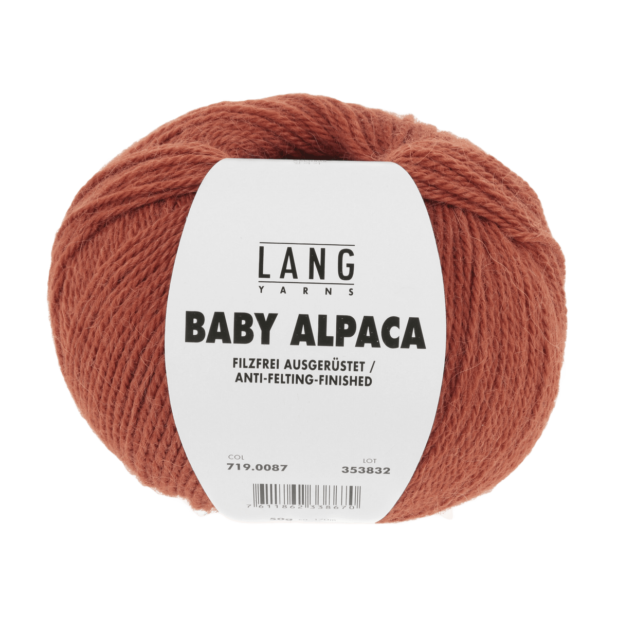Lang Yarns Knitting Pattern DG - 2 balls / brick 719.0087 LAURIANE Hat Pattern Bundle in Baby Alpaca by LANGYARNS | Punto 76-013