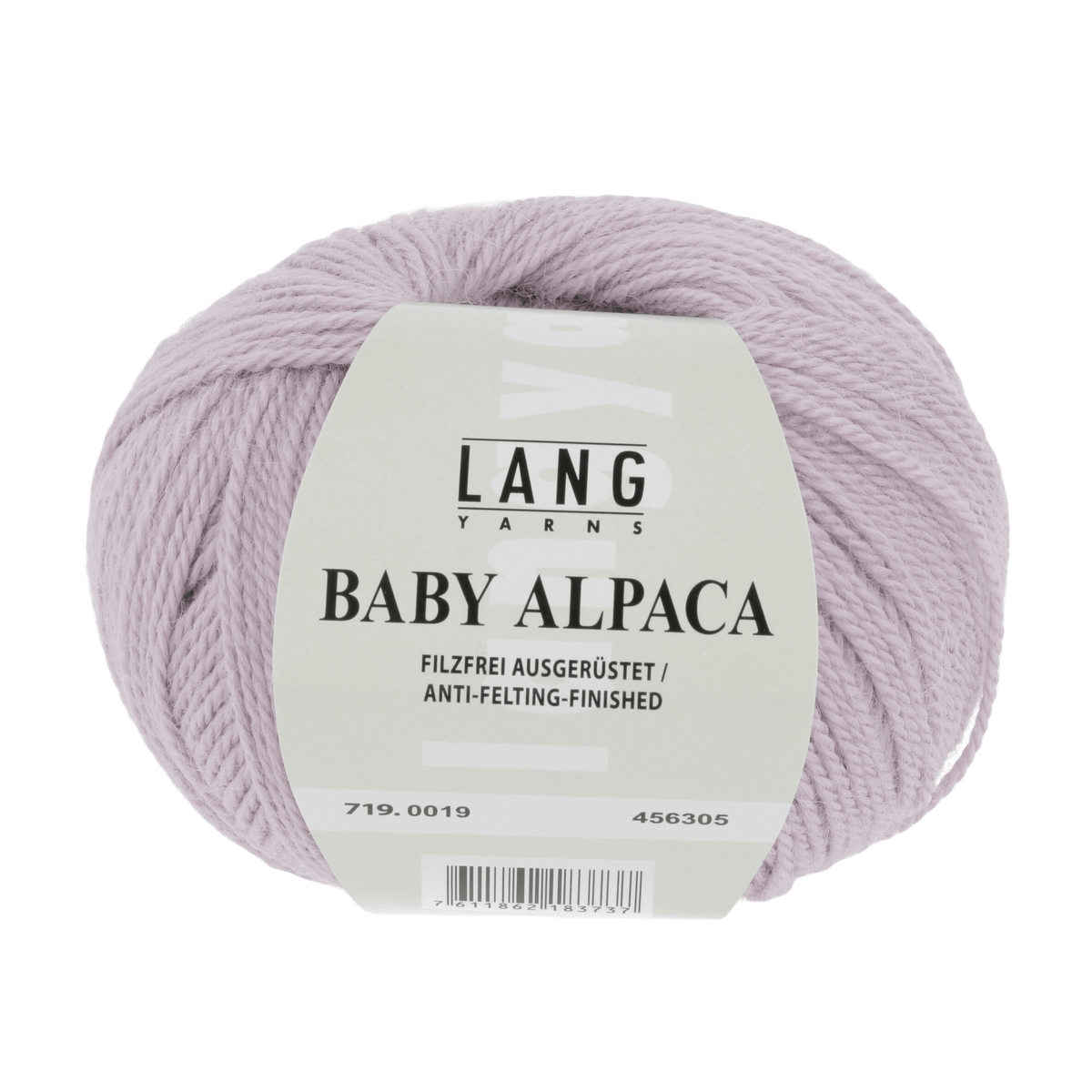 Lang Yarns Knitting Pattern DG - 2 balls / dark rose 719.0019 LAURIANE Hat Pattern Bundle in Baby Alpaca by LANGYARNS | Punto 76-013