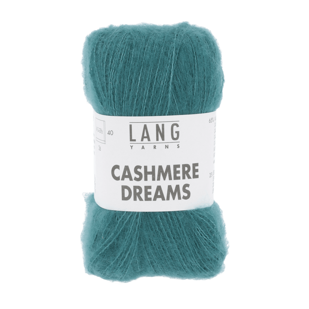 Lang Yarns Knitting Pattern DG - 2 balls / emerald 1085.0074 THEA Hat Pattern Bundle in Cashmere Dreams by LANGYARNS | Punto 60-013
