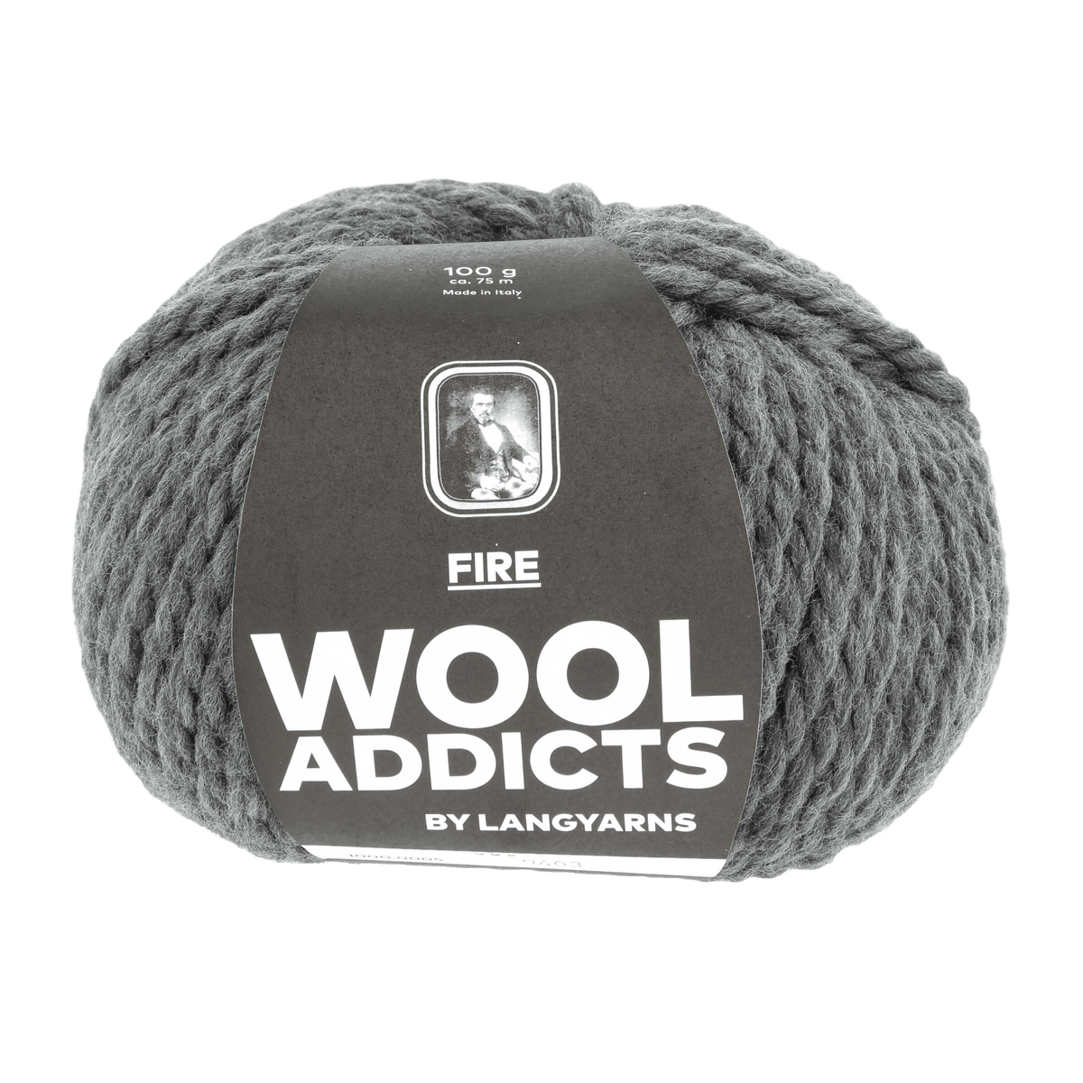 Lang Yarns Knitting Pattern DG - 2 balls / grey mélange 1000.0005 FIRED CLAY Hat Pattern Bundle in Fire by LANGYARNS | WOOLADDICTS #13-028