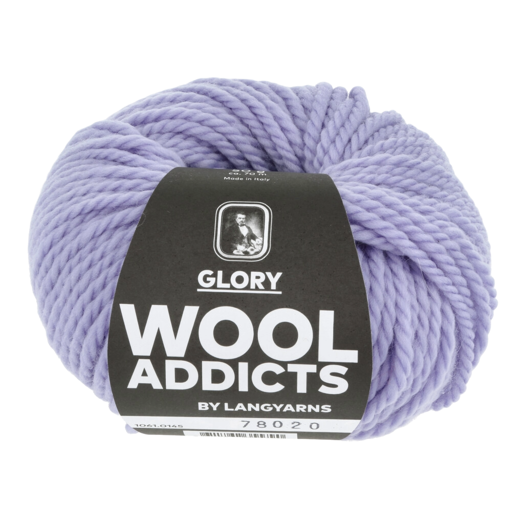 Lang Yarns Knitting Pattern DG - 2 balls / HEATHER 1061.0145 VELVETEEN Hat Pattern Bundle in Glory by LANGYARNS | WOOLADDICTS #13-031